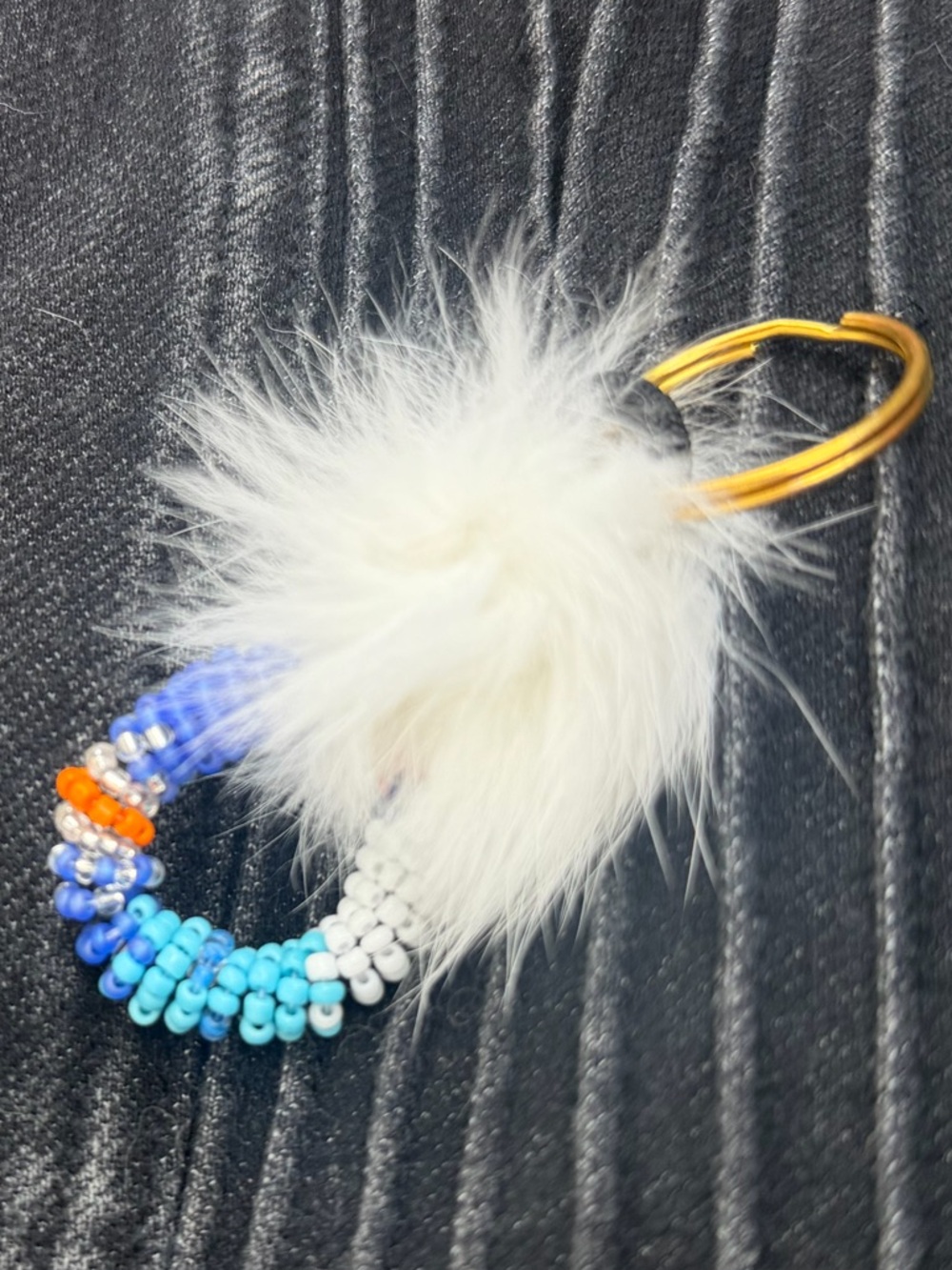 🪡Handmade Beaded Keychain ☀️ ☁️